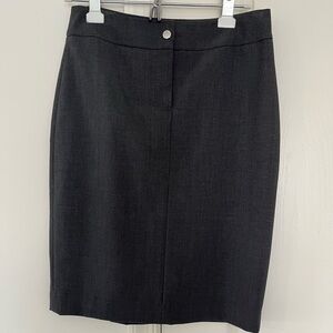Gray pencil skirt
